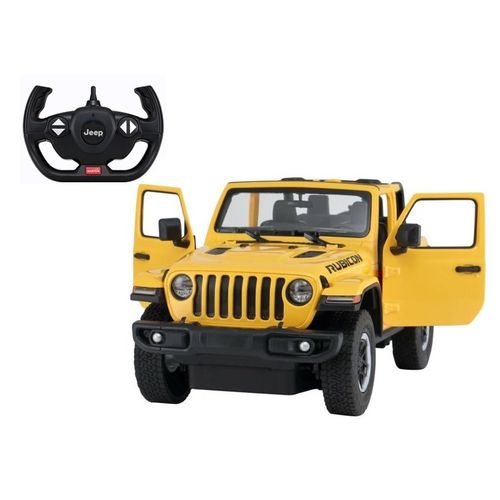 Licencirani auto na daljinsko upravljanje Jeep Wrangler Rubicon 1:14 Rastar - žuti slika 1