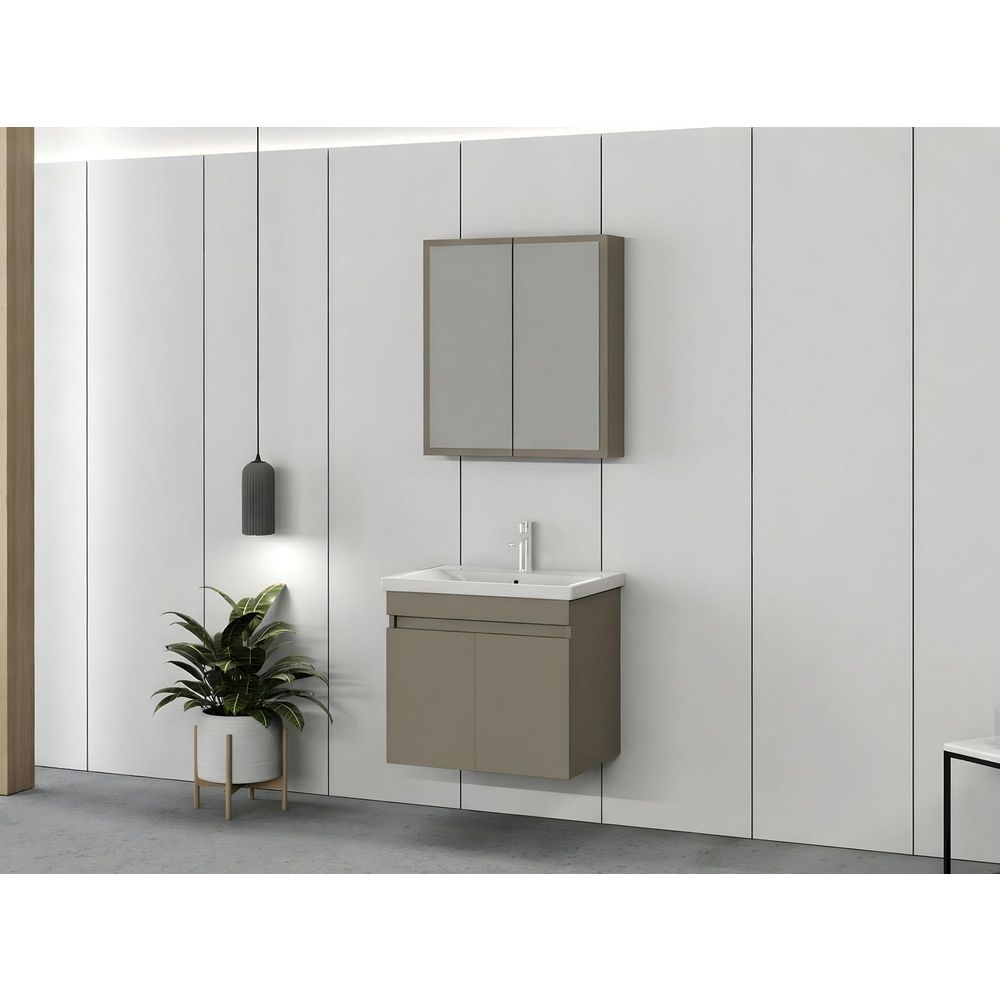 Set namještaja za kupatilo (2 komada) Foresta 65 u boji latte slika 3