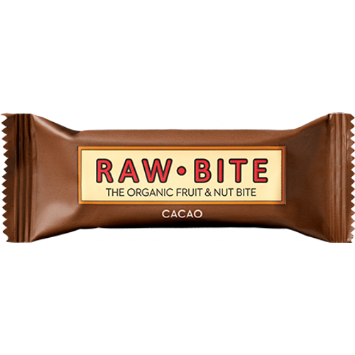 Raw Bite Voćni Energetski Bar Organski - Kakao 50g slika 1