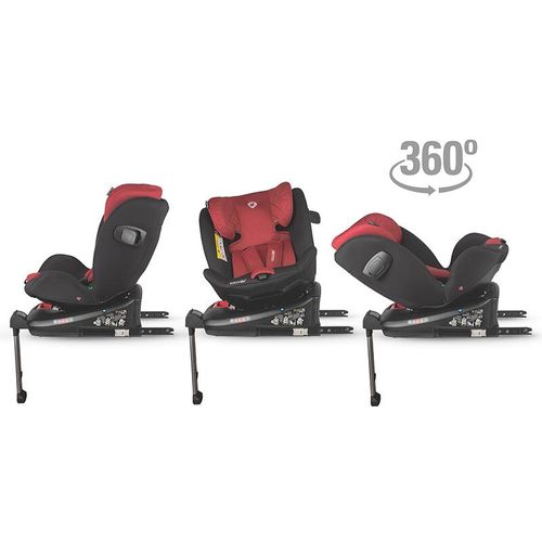 Coccolle® Autosjedalica Vigo iSize 360° 40-150cm Isofix, Poppy Red slika 10