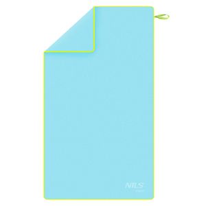 Nar12 plavo-zeleni ručnik od mikrofibre 180x100 cm nils aqua