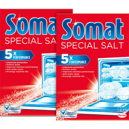 Somat sol za perilicu posuđa 2x1,5kg slika 1