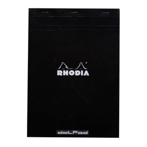 Clairefontaine blok Rhodia A4 80gr, crna boja, dotpad (točkice)