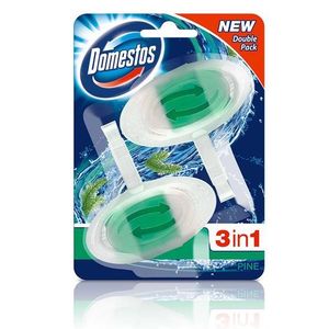 Domestos wc osvježivač 3U1 Pine 2x40g