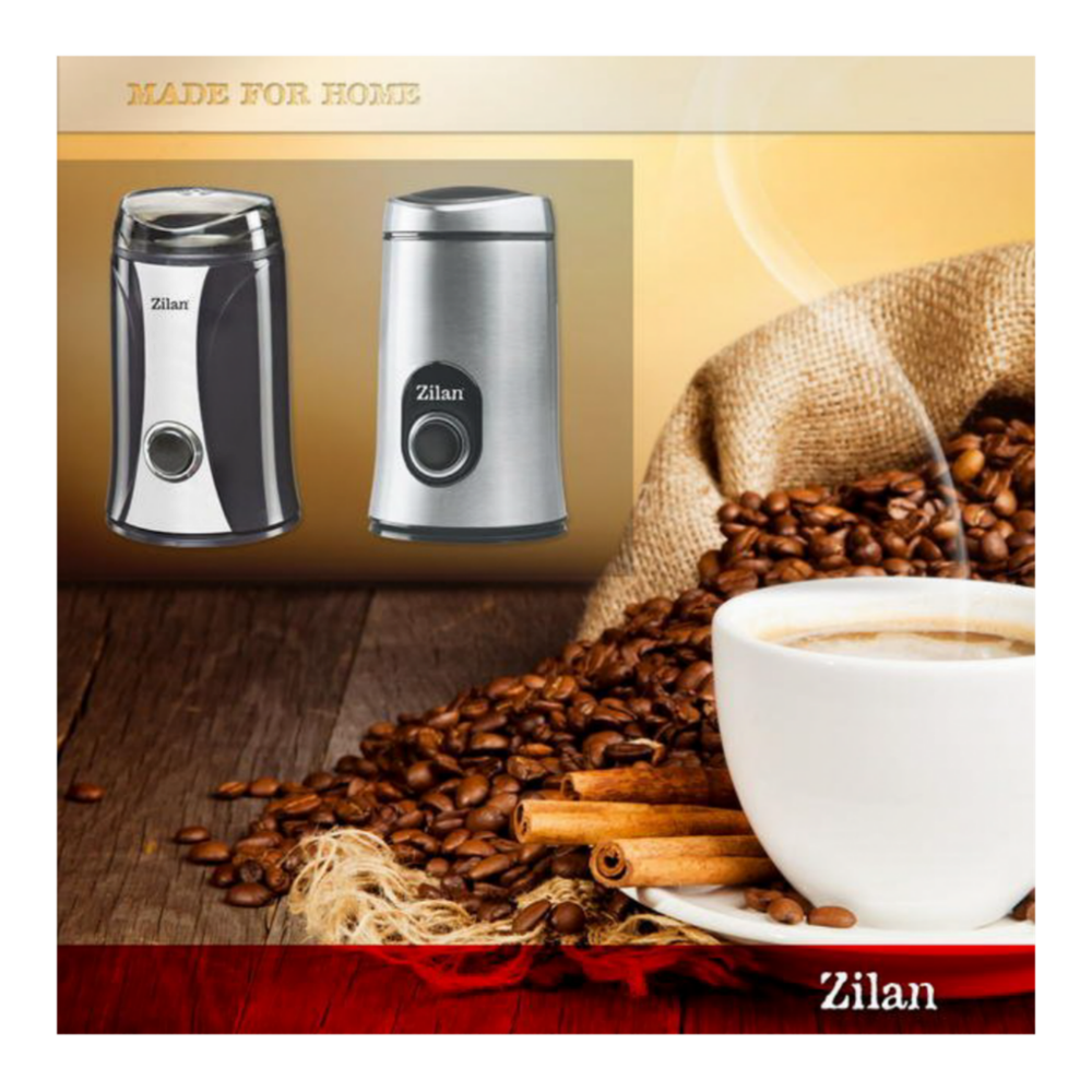 Zilan Mlin za kavu, spremnik 50 g., 150 W, INOX/crna - ZLN8013/BK slika 2