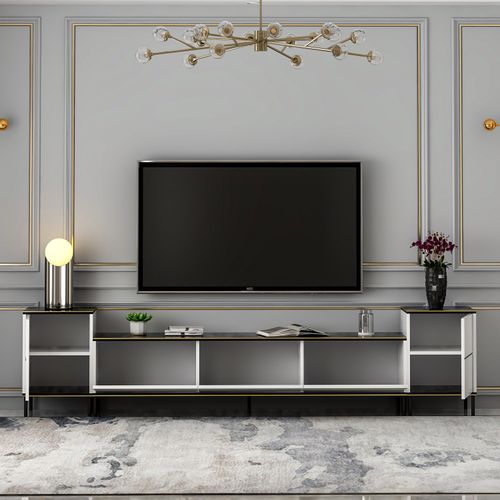 Woody Fashion TV jedinica, Imaj - White, Marble slika 5