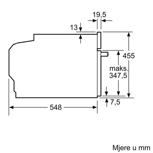 Bosch kompaktna pećnica s funkcijom mikrovalova CMG778NB1 slika 12