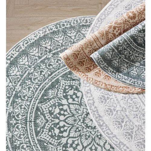 SONGMICS HOME Round rug, 160 cm dark grey slika 4