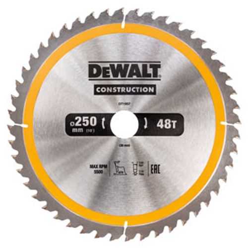 Dewalt LIST KRUŽNE PILE ZA DRVO 36 Z 250mm x 30 mm DT1957 slika 1