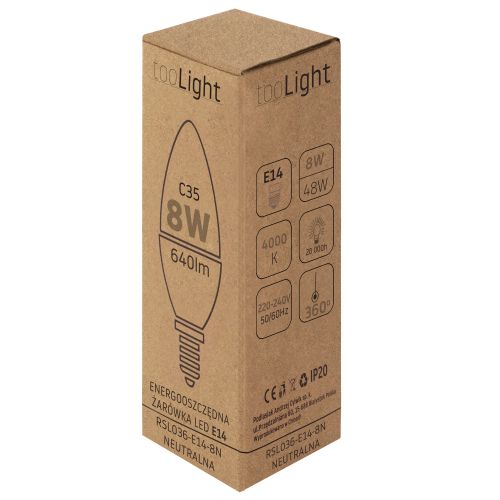 Żarówka LED RSL036 E14 8W Neutral slika 5