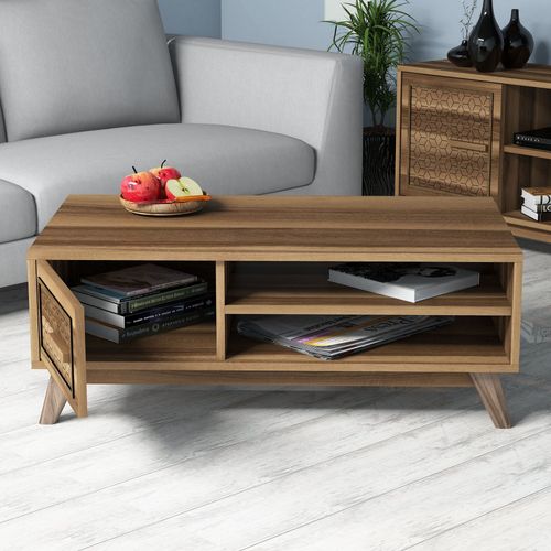 Ayla - Walnut Walnut Living Room Furniture Set slika 4