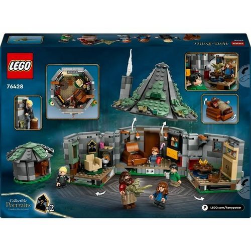 Igra Gradnje Lego Harry Potter 76428 Hagrid's Cabin: An Unexpected Visit Pisana slika 1