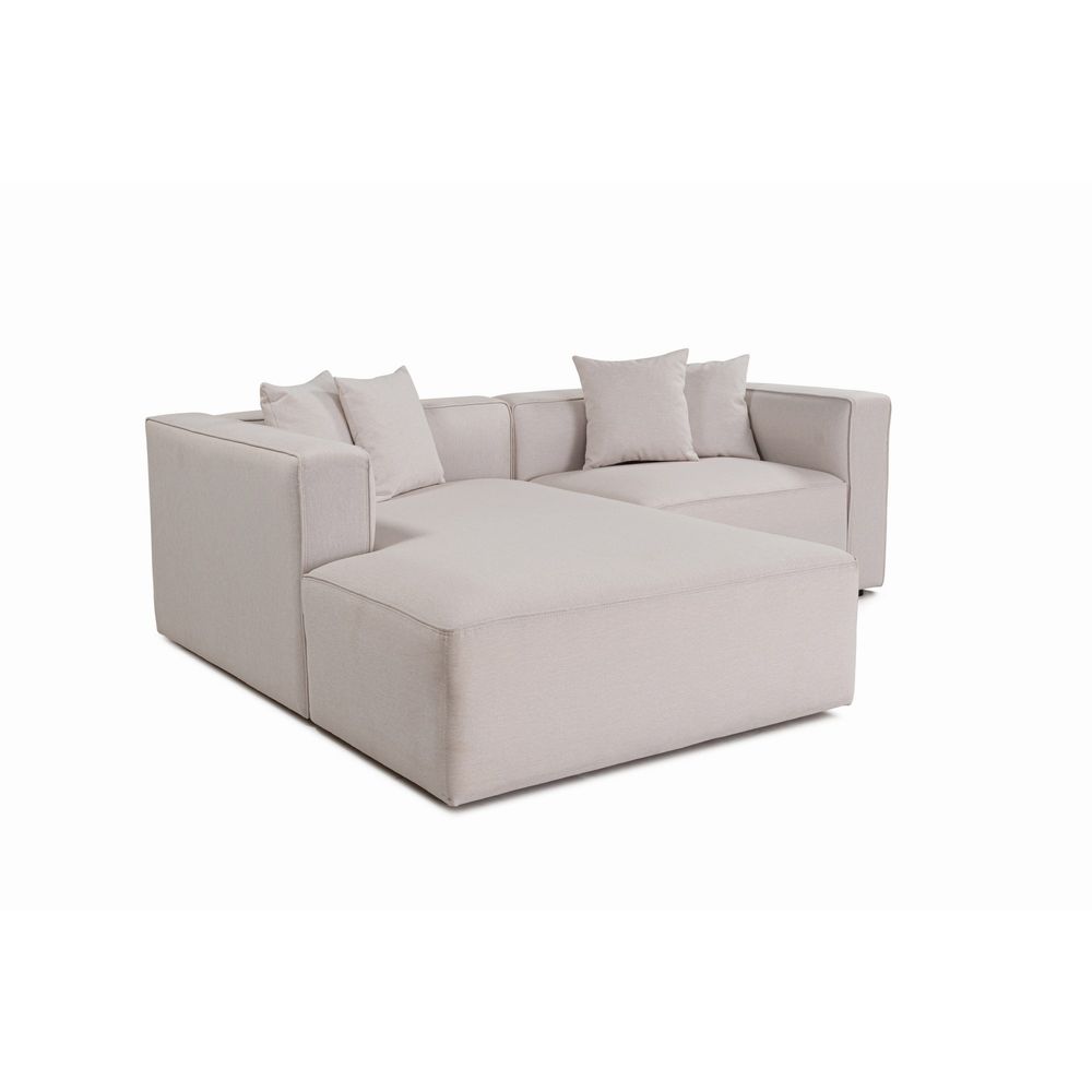Mora XL Kutna Sofa Desna (L1-CHLRight) - Ecru slika 4