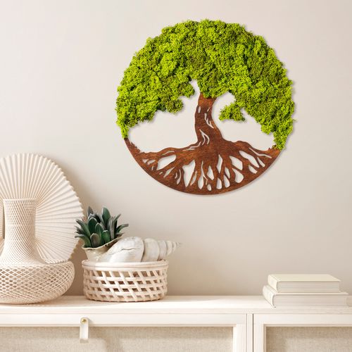 Wallity Tree Of Life 3 Green Decorative Wall Accessory slika 2