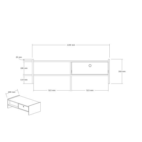 Boey - Walnut Walnut Coffee Table slika 5