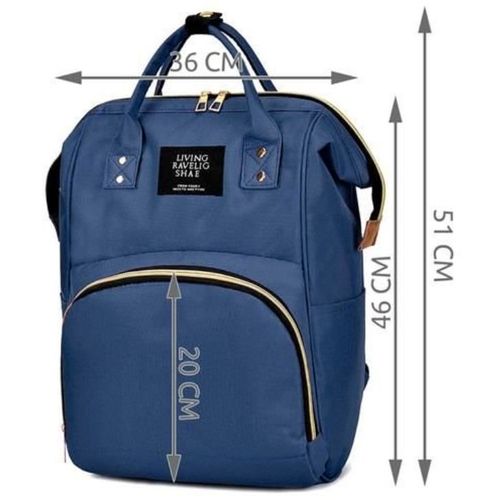 LIVING torba ruksak plavi slika 3