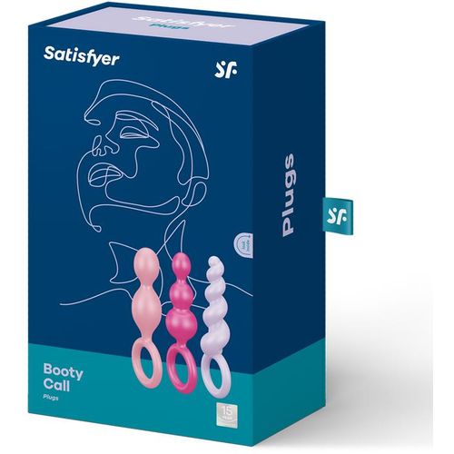 Satisfyer Booty Call butt plug komplet u boji slika 4