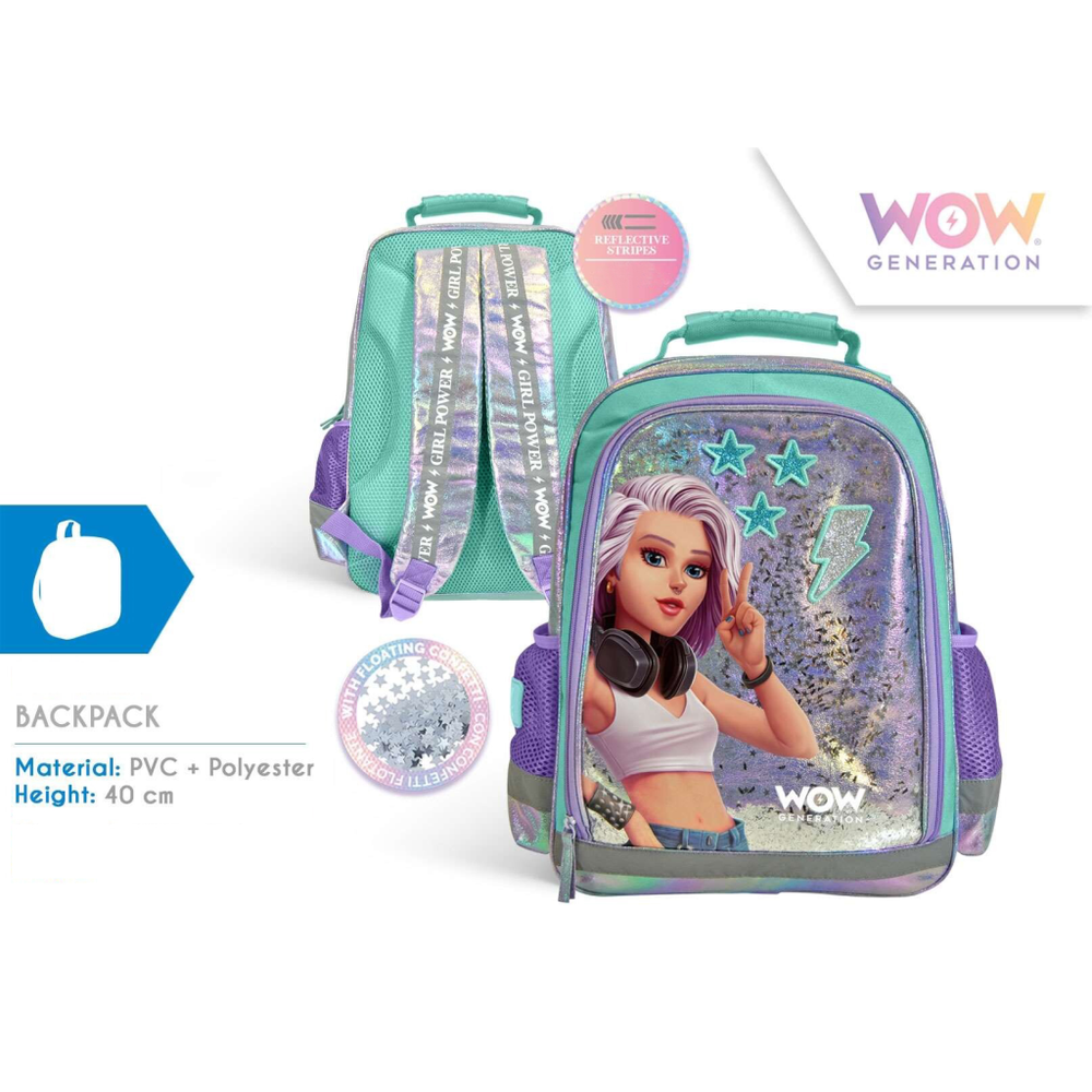 WOW Generacija 00046 Ruksak 40cm slika 5