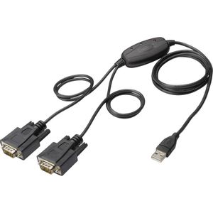 Digitus USB 1.1, serijsko sučelje adapter [1x muški konektor USB 2.0 tipa a - 2x 9-polni muški konektor D-Sub]