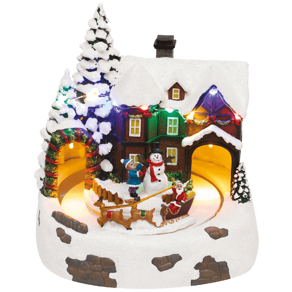 home Dekorativna LED rasvjeta, Diorama, snježna kuća - DRM 15 slika 1