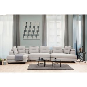 Padova Corner-2-Left - Light Grey Light Grey Corner Sofa