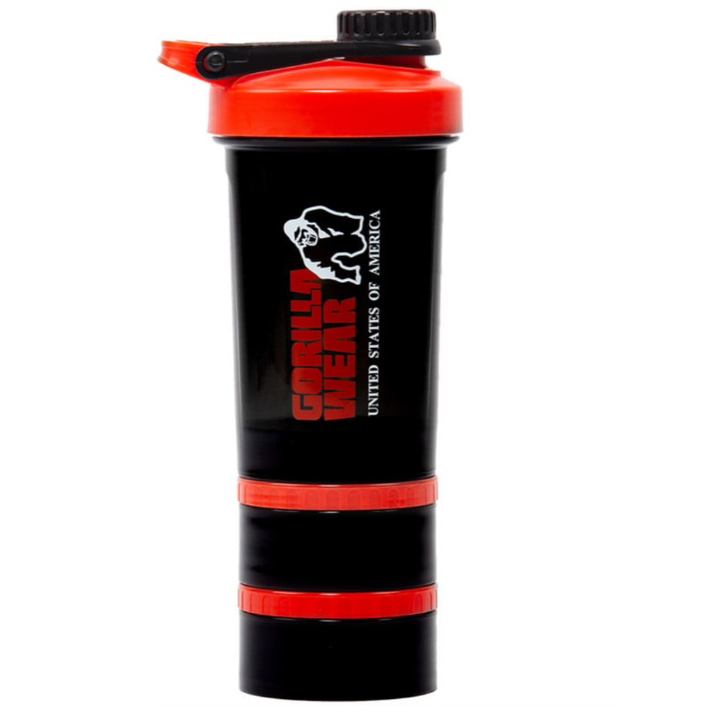 Gorilla Wear Šejker 2 GO - Black/Red slika 1