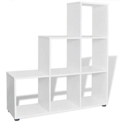 242552 Staircase Bookcase/Display Shelf 107 cm White slika 16