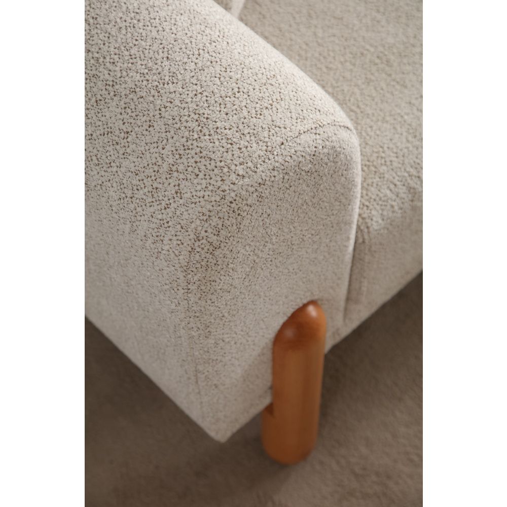Lyke 3-Sjedalna Sofa na Razvlačenje - Krem slika 8