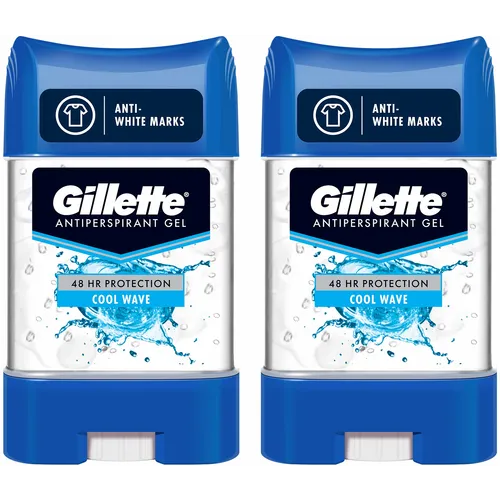 Gillette Series Cool Wave muški deozodorans gel 2x70 ml slika 1