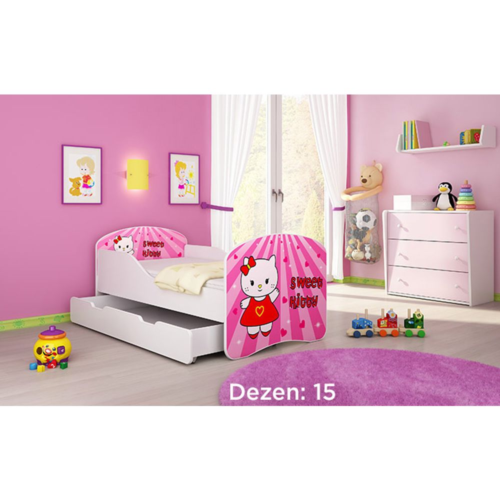 ACMA Dječiji krevet Acma I sa ladicom - 140x70cm - Dezen 15 slika 2