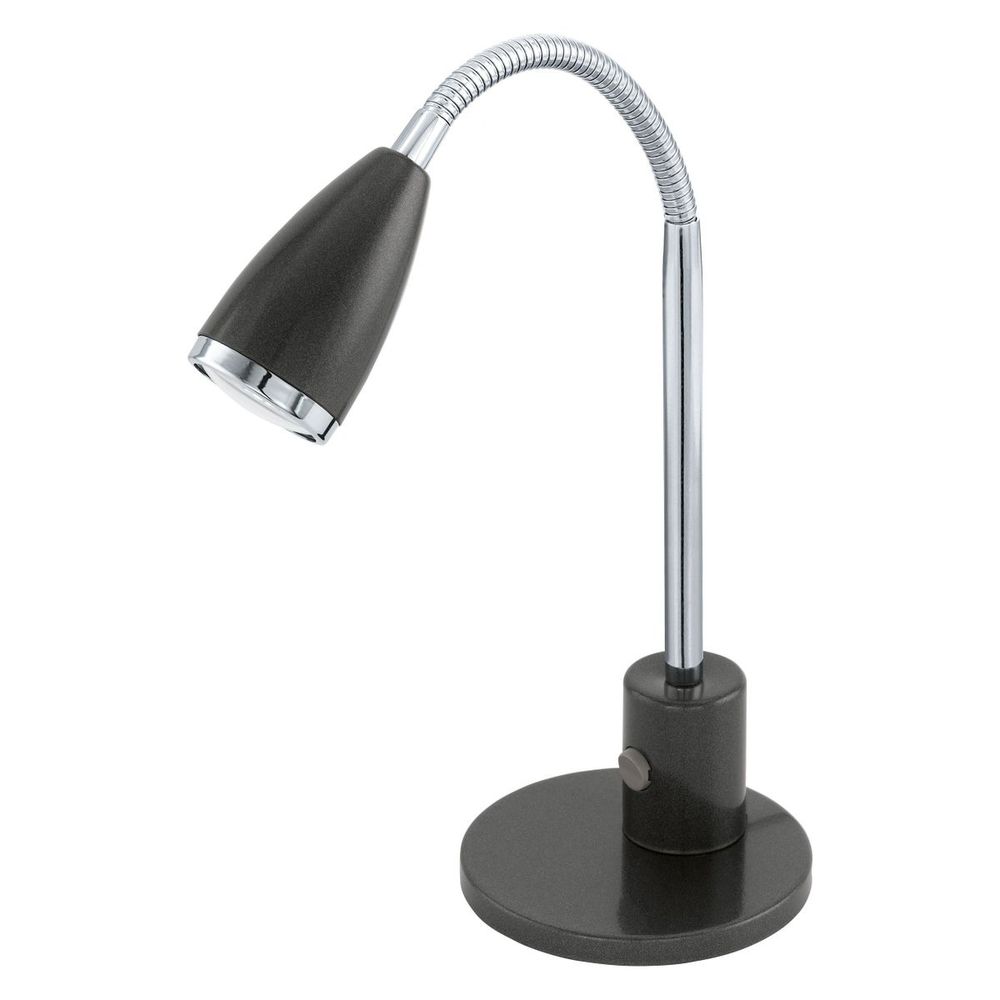 Eglo Fox Stolna Lampa 1x3W LED GU10 - Antracit/Krom slika 1