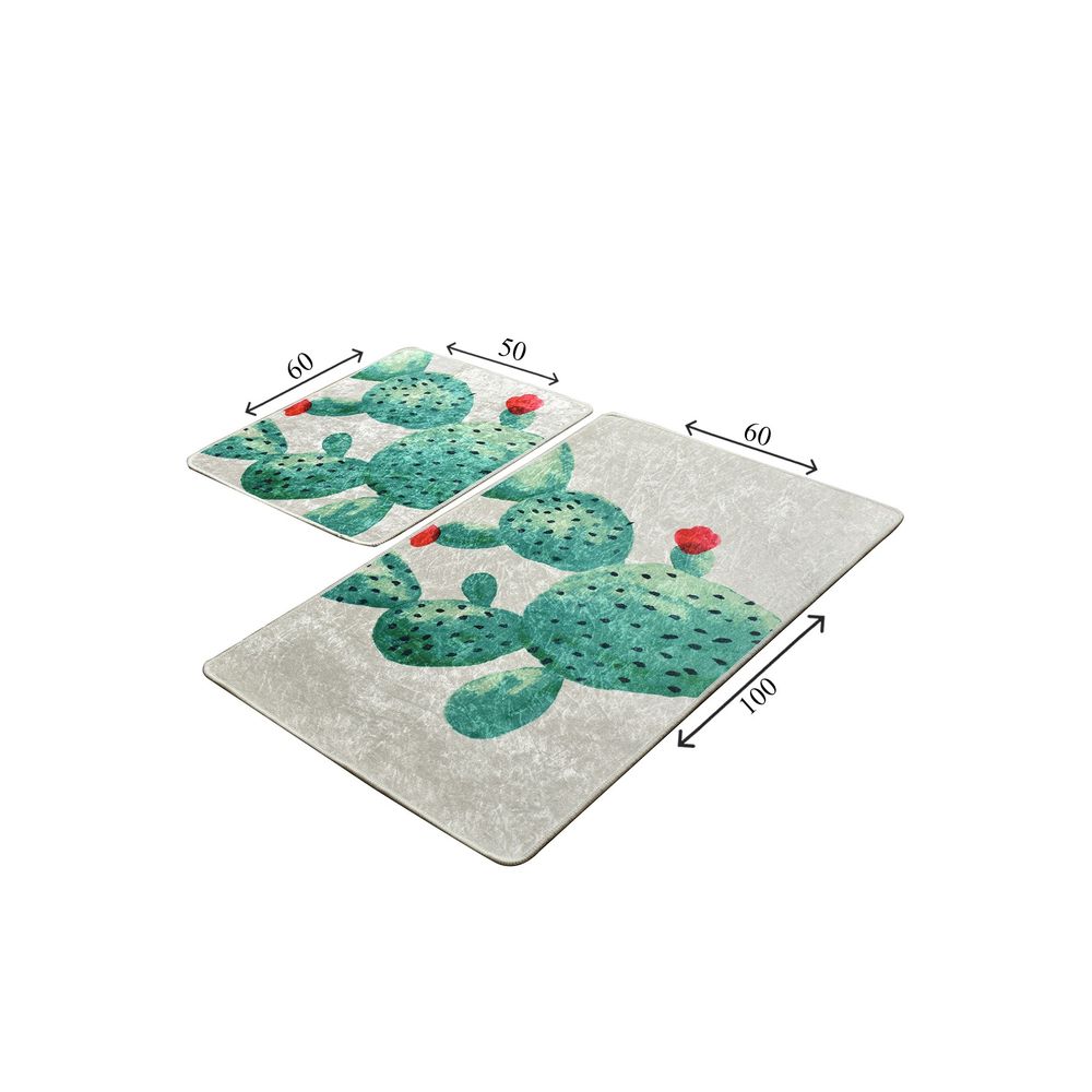 Set kupaonskih prostirki Green Djt Multicolor (2 komada) slika 3