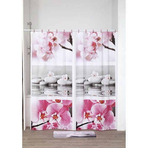 Tendance Zavjesa za kadu 180x180cm, orhideja dizajn slika 1