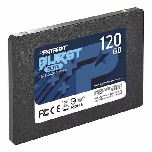 SSD 2.5 SATA3 6Gb/s 120GB Patriot Burst Elite 450MBs/320MBs PBE120GS25SSDR slika 1