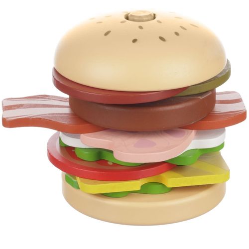 Zopa drveni hamburger za slaganje slika 1