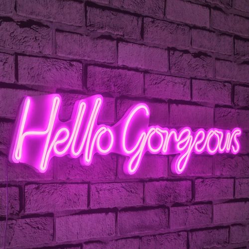Wallity Zidna dekoracije svijetleća GORGEOUS, Hello Gorgeous - Pink slika 14