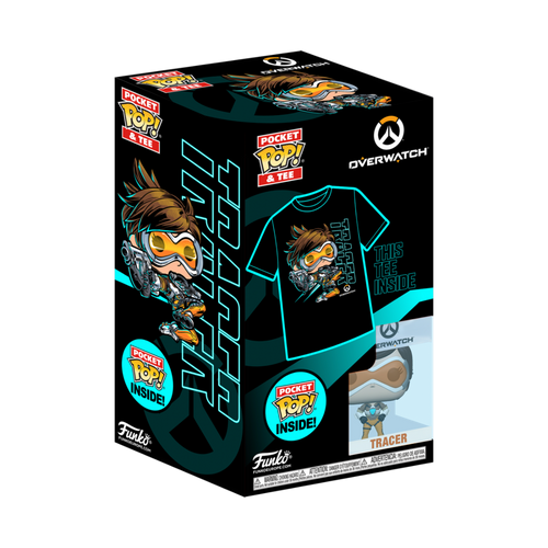 FUNKO PKT POP & TEE: Overwatch - Tracer (KD) slika 1