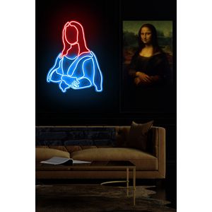 Wallity Ukrasna plastična LED rasvjeta, Mona Lisa - Red