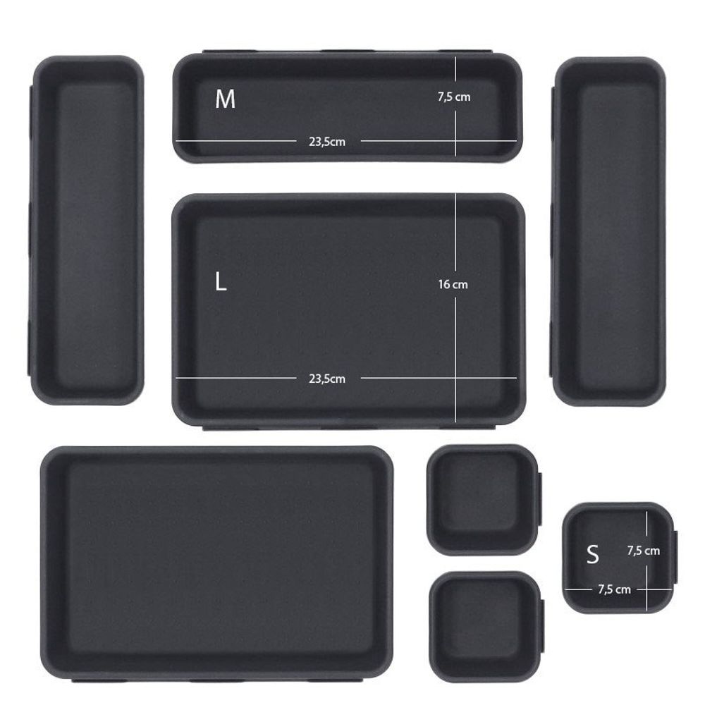 Set organizatora, crni slika 10