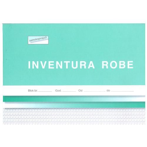 IR-90/NCR INVENTURA ROBE; Blok 90 listova, 21 x 29,7 cm slika 2