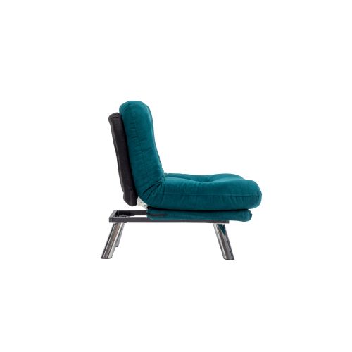 Atelier Del Sofa Fotelja na razvlačenje, Petrol Green, Misa Small Solo - Petrol Green slika 7