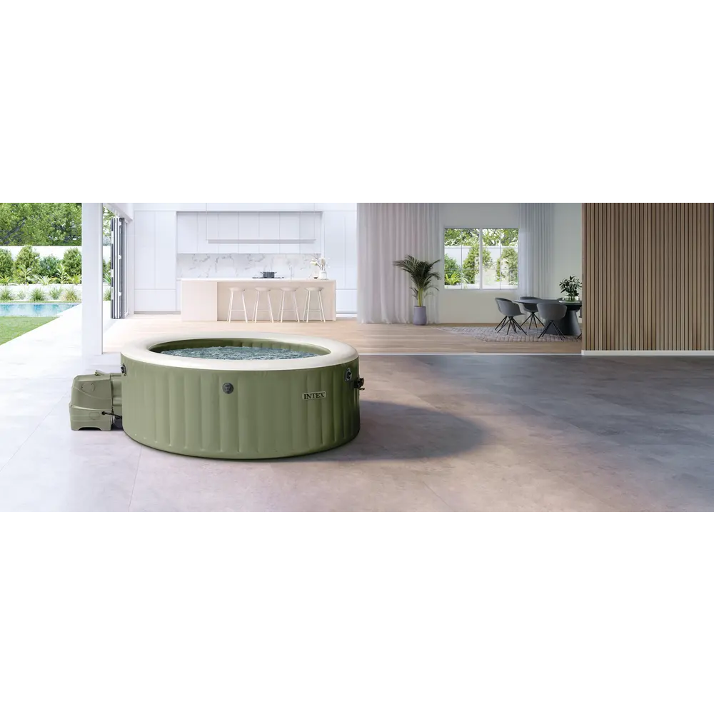 Intex hidromasažni bazen 236x236x71 cm, okrugli zeleni 28412NP slika 2