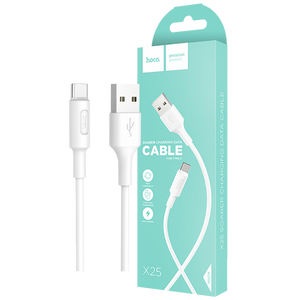 hoco. USB kabel za smartphone, USB type C kabel, 1 met, 2 A,bijela - X25 Soarer USB type C, White