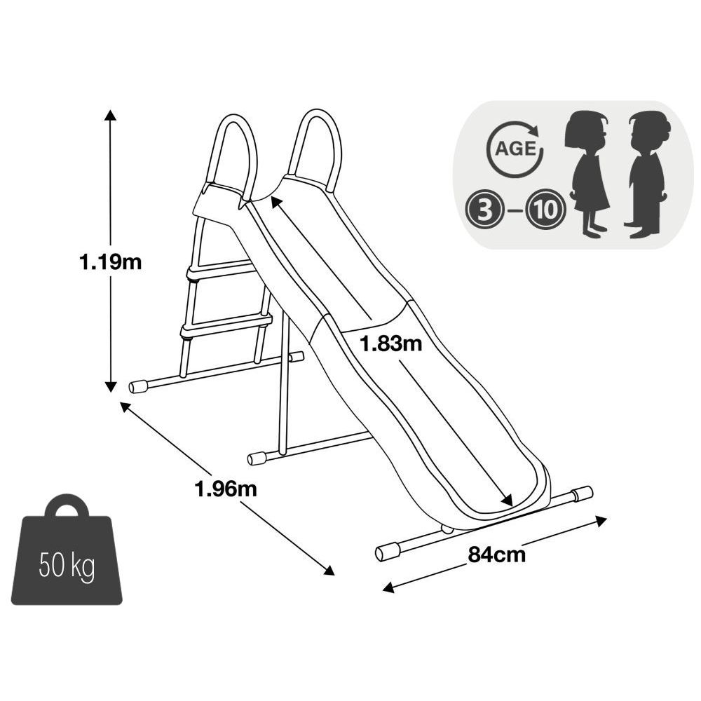INTEX dječji tobogan za vrt – 183 cm slika 7