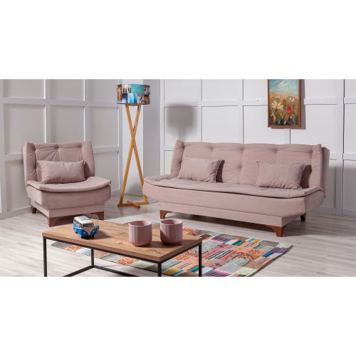 Kelebek-TKM08 0900 Stone Sofa-Bed Set slika 1