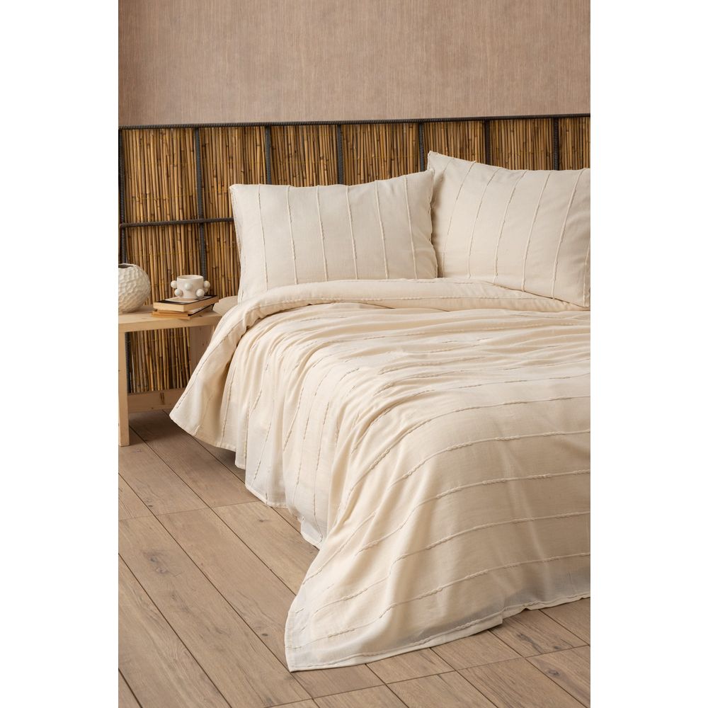 Sedef - Prirodni Dupli Pique Set od 100% Pamuka slika 1