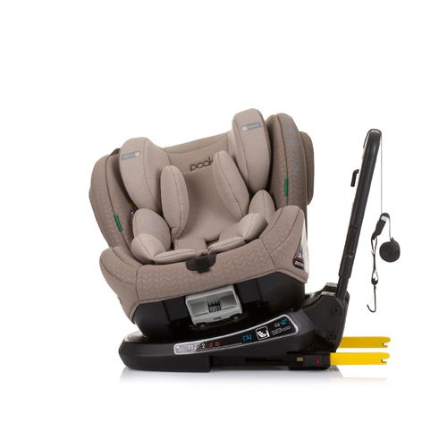 Chipolino autosjedalica I-SIZE 40-150 cm ISOFIX 360 "PEAK" macadamia slika 5