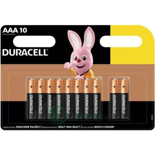 Duracell AAA PAK10 CK, Basic nova 1.5V LR3 MN2400, ALKALNE baterije duralock slika 1