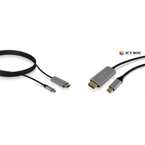 Icybox USB-C na HDMI kabel s podrškom za 4k @ 60Hz slika 4