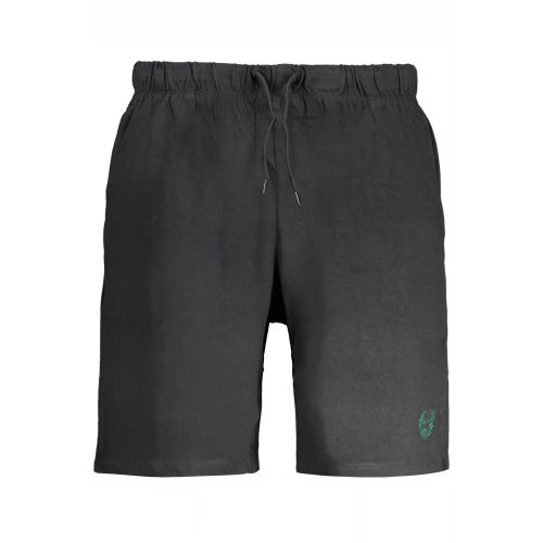 GIAN MARCO VENTURI MEN'S BLACK SHORT PANTS slika 1